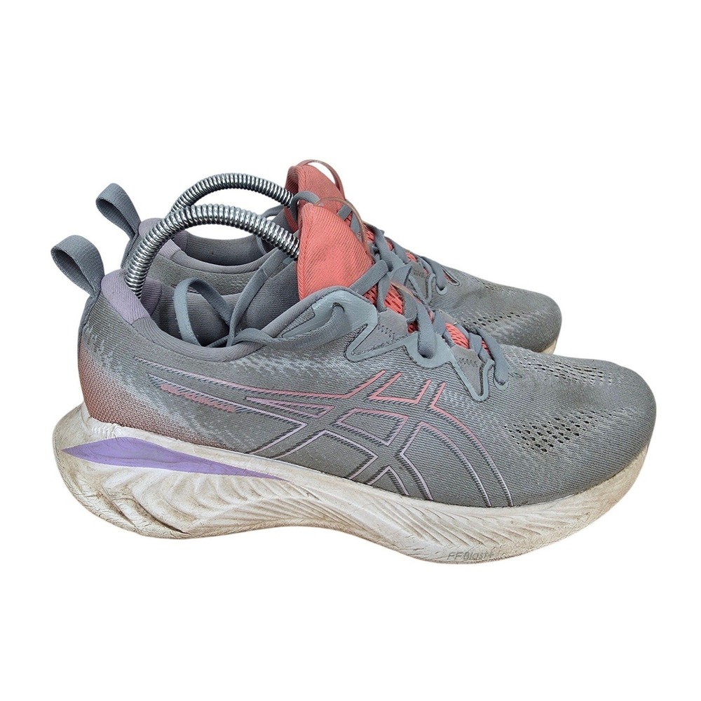 Asics Gel Cumulus 25 Running Shoes Womens 10 Sheet Rock Gray Sneakers Trainers